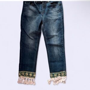 Catherines Dark Blue Denim Pants